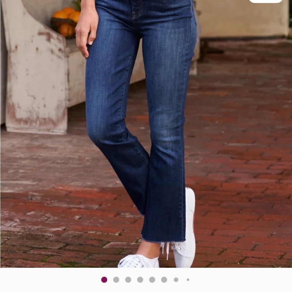 Frank & Eileen Dark Blue Flare‎ Ankle Killian Style Jeans